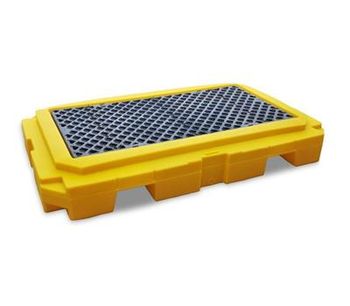 UltraTech - Model 9611 - Ultra Spill Pallet P2 Plus - 2 Drum - With Drain