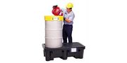 Ultra-Spill Pallet P2 Economy - 2 Drum With Drain