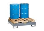 Little Giant - Model SSP-5151 - Steel Spill Pallet with Pallet Supports