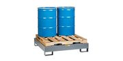 Steel Spill Pallet with Pallet Supports