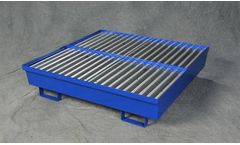 Eagle - Model 1640ST - Four Drum Steel Spill Containment Pallet