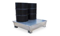Ultratech - Model 1182 - 4 Drum Steel Containment Pallet