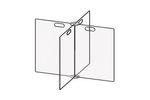 Accu-Shield - Model AF-PRL401 - 4-Way Table Dividers - Table Size 48