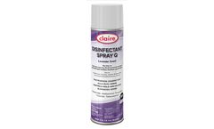 Claire - Model CL-1003 - Disinfectant Spray Q - Lavender Scent - 12 x 20 oz Cans/Case