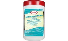 Surface Sanitizing Wipes - 100 Wipes - 6 Canisters/Case