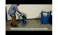 4 Wheel Drum Truck Barrel Handling Truck - Video