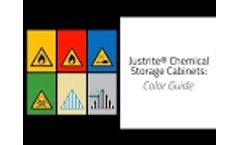 Justrite Chemical Storage Cabinets Color Guide - Video