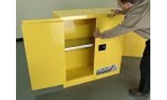 Flammable Safety Cabinets from Justrite - Video