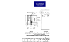 AWAS - Model HI 1999 - Freestanding Oil-Water Separator Datasheet