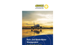 AWAS - Rain- and Waste Water Management for Movement areas and Washing Stations at Airports Brochure