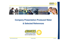 Company Produced Water & Selected References Presentation