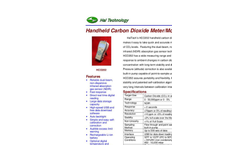 Model HCO202 - Handheld Carbon Dioxide Meter/Monitor Brochure
