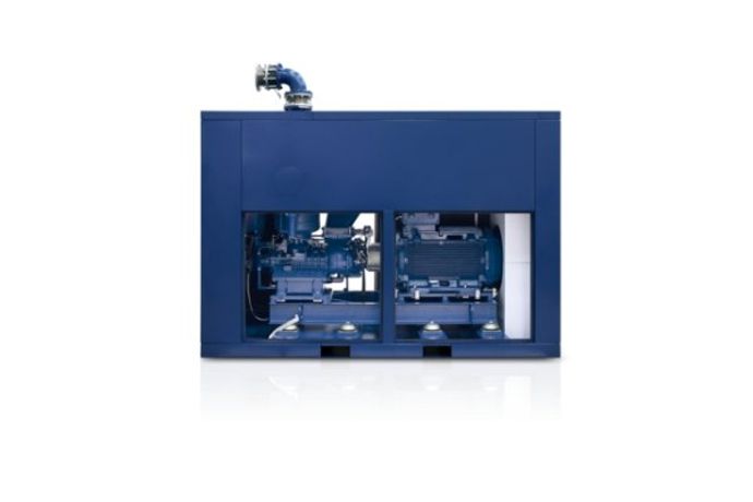 Compressor package with direct drive-3