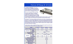 	Platinum - Model SP - UV Units- Brochure