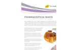 Pharmaceutical Waste Disposal Brochure