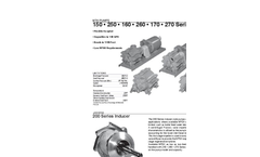 Model 150, 250, 160, 260, 170, 270 Series - Regenerative Turbine Pumps Brochure