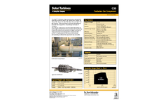 Solar C33 Production Gas Compressors - Data Sheet