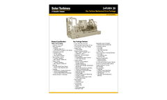 Saturn 20 Gas Turbine Mechanical Drive Package - Data Sheet
