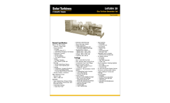 Saturn 20 Gas Turbine Generator Set – Power Generation - Data Sheet