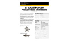 Solar C51 Dual Compartment Gas Compressors - Data Sheet
