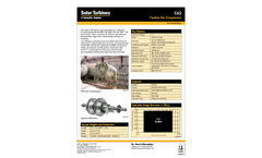 Solar C65 Pipeline Gas Compressors - Data Sheet