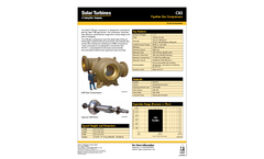 Solar C85 Pipeline Gas Compressors - Data Sheet