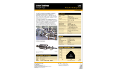 Solar C40 Production Gas Compressors - Data Sheet