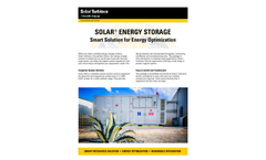 Solar - Energy Storage - Brochure