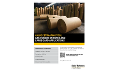 Gas Turbine in Paper and Cardboard Applications - Brochure