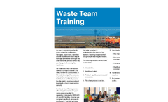Waste Team Training