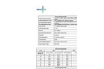 Model EFM-HS - High Speed Exhaust Flow Meter - Specification Datasheet