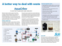 AquaCritox - Hydrothermal Oxidation Consumer Guide