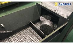 Enerpat Metal Chips Briquetting Press - Video