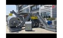 ENERPAT Oil Filter Shredding and Recycling Line - Video