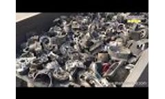 Cast Aluminum Shredding Line - Scrap Metal Shredder - Video