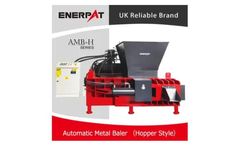ENERPAT AMB-H1510-160T Hopper Style Automatic Metal Baler on the way to New Zealand