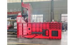 ENERPAT AMB-L2520-250 Lid Style Metal Baler on the way to New Zealand