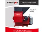 ENERPAT MSA-F1200 Single Shaft Shredder and DC30 Drum Crusher on the way to New Zealand