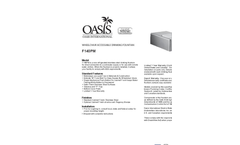 Model F140PM - Non-Refrigerated Stainless Steel Drinking Fountain Datasheet