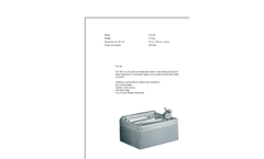 Oasis - Model FLF100 - On-A-Wall Non Refrigerated Stainless Steel Drinking Fountain Datasheet