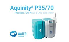membraPure Aquinity² - Model P35 / P70 - Produces Pure Water and Ultra Pure Water System - Datasheet
