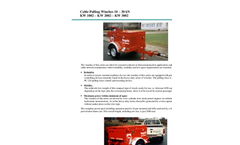 KW 1002 - KW 2002 - KW 3002 - Cable Pulling Winches Brochure
