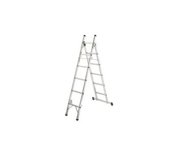 Hailo - Model 1212-601 - Aluminium 3-way Household Ladder