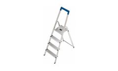 Hailo - Model 8924-001 - Aluminium Safety Household Ladder