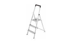 Hailo - Model 8953-001 - Aluminium Safety Household Ladder