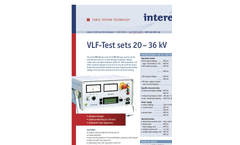 Intereng - PGT 20 - VLF Test Generators - Brochure