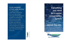 SkyHarvester - Water Harvesting Tri-Fold Brochure