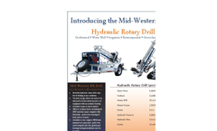 Hydraulic Rotary Drill  HRM110- Brochure