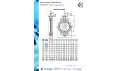 Center-Tech - Model CTA BFL AW Series - Pinch Flaps Butterfly Valve for Water - Brochure