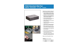 PIG - Model MAT231 - Absorbent Mat Pad - Brochure